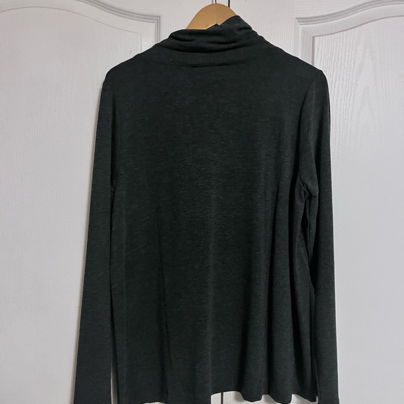 NWT Charcoal Grey Long Sleeve Cowl Neck - Picture 2 of 6